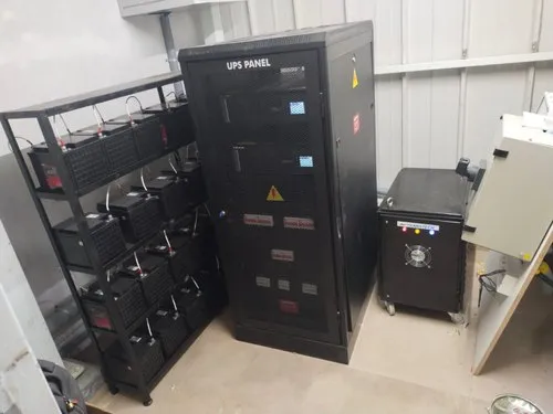 Instalación ups con pack de baterias respaldo energia