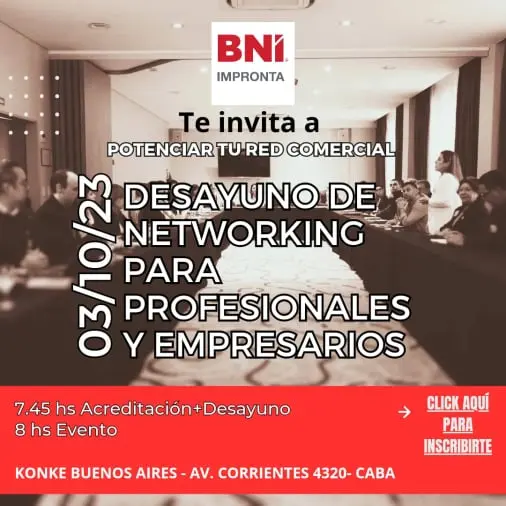 BNI Impronta desayuno de networking
