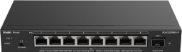 Reyee RG-ES209MG-P – 8 puertos PoE+ 10/100/1000/2500BASE-T, 1 puerto SFP+ 10GE, presupuest…