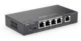 Reyee RG-ES205GC-P – Administrable, Switch metálico administrable; 4 puertos PoE/POE+, Has…