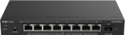 Reyee RG-ES209MG-P – 8 puertos PoE+ 10/100/1000/2500BASE-T, 1 puerto SFP+ 10GE, presupuest…
