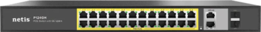 NETIS P124GH-V3 – Compatible con los protocolos IEEE 802