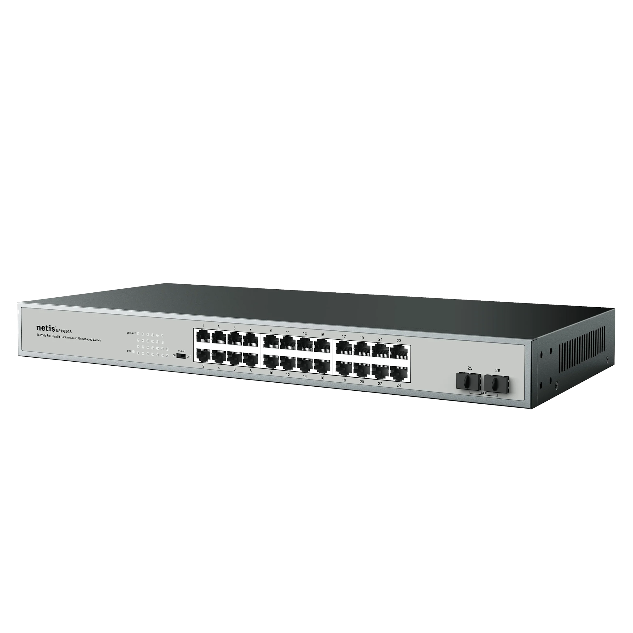 NETIS ST3116P – Switch de Escritorio No Administrable de 16 Puertos 10/100Mbps