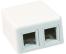 COMMSCOPE 1116698-1 – ROSETA MODULAR JACK BOXES BEIGE 2 PORT