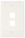 COMMSCOPE 1-2111009-3 – Faceplate c/identificacion 2 puertos Color Alpine White (Blanco)