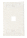 COMMSCOPE 1-2111008-3 – Faceplate c/identificacion 1 puerto Color Alpine White (Blanco)