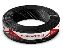 MEGATRON CAT5E100N – Rollo de UTP CAT 5E100 mts %100 Cobre Negro EXTERIOR