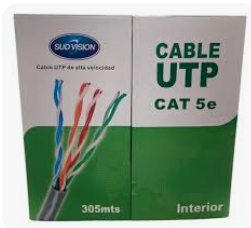 SUDVISION SUD-UTP5E-305CCA-INT – Cable UTP CAT5e-Interior-Caja 305mts