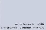 INTELBRAS TH 2000 MF – Tarjeta de acceso de proximidad RFID 125 Khz Mifare