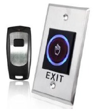 ZIJI EB-17-R – PULSADOR METALICO IR NO TOUCH C/ CONTROL REMOTO