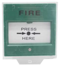 ZIJI ZAI-502G – Avisador manual de incendio color VERDE