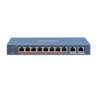 HIKVISION DS-3E0310HP-E – Switch PoE+ no administrable, 7 Puertos 100 Mbps PoE+ más 1 Puerto 10…