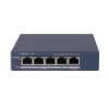 HIKVISION DS-3E0505P-E/M(B) – Switch Gigabit, no administrable, 4 Puertos 1000 Mbps PoE, más 1 Puer…