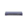 HIKVISION DS-3E0510P-E(B) – Switch Gigabit, no administrable, 8 Puertos 1000 Mbps PoE, más 1 Puer…