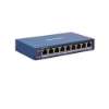 HIKVISION DS-3E1309P-EI – Switch PoE administrable via web, 8 puertos 10/100 + 1 uplink, 110W