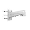 HIKVISION DS-1602ZJ-POLE – Soporte de columna para domo 5", medidas 97x182x306