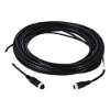HIKVISION AE-MC0201-6 – Cable de extensión para grabadoras móviles con conectores aviación de…