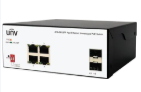 UNV ISW2000-4T2GP-POE-IN – CONMUTADOR POE NO ADMINISTRADO DE 100 GIGABIT DE 4 PUERTOS