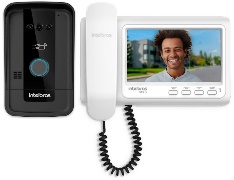INTELBRAS IVR 7ID – Video Portero de 7 pulgadas, con lector de Tarjeta, camara gran angul…
