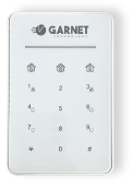 GARNET KPD-1000W – Teclado LED Garnet, linea INNOVA